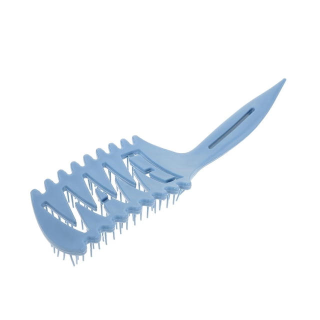 Peine desenredante con dientes anchos y cola antiestática para peinar el cabello mojado y para viajar.