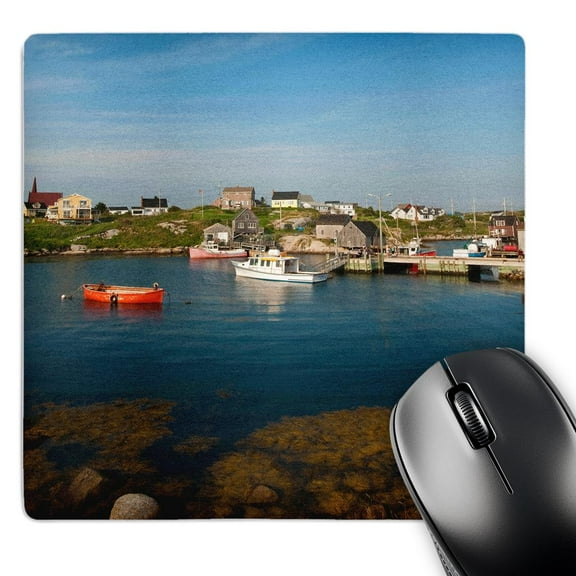 3dRose, Peggys Cove Fishing Village, Nova Scotia, Canada-CN07 MDE0062 - Michael DeFreitas, MousePad