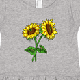 thumbnail image 4 of Inktastic Pair of Sunflowers Girls Toddler Dress, 4 of 5