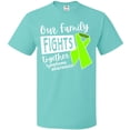 thumbnail image 3 of Inktastic Our Family Fights Together Lymphoma Awareness Lime Ribbon T-Shirt, 3 of 5
