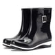 thumbnail image 2 of Zapatos impermeables para lluvia para mujer, botas altas con cerrojo de Color gelatina de tacón bajo de plástico a la moda Wmkox8yii  ghj446, 2 of 3