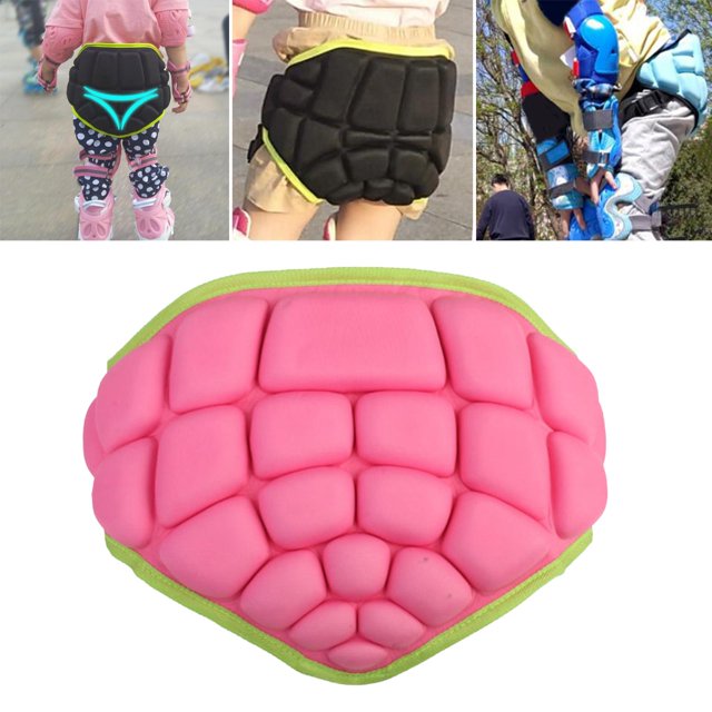 Almohadilla protectora acolchada para la cadera, Protector antideslizante para pantalones cortos ajustables, alfombrilla protectora ligera 3D para , Rosado shamjiam Almohadilla de soporte de cadera