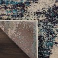 thumbnail image 6 of Nourison Celestial Abstract  Ivory/Teal Blue Area Rug, 6 of 9