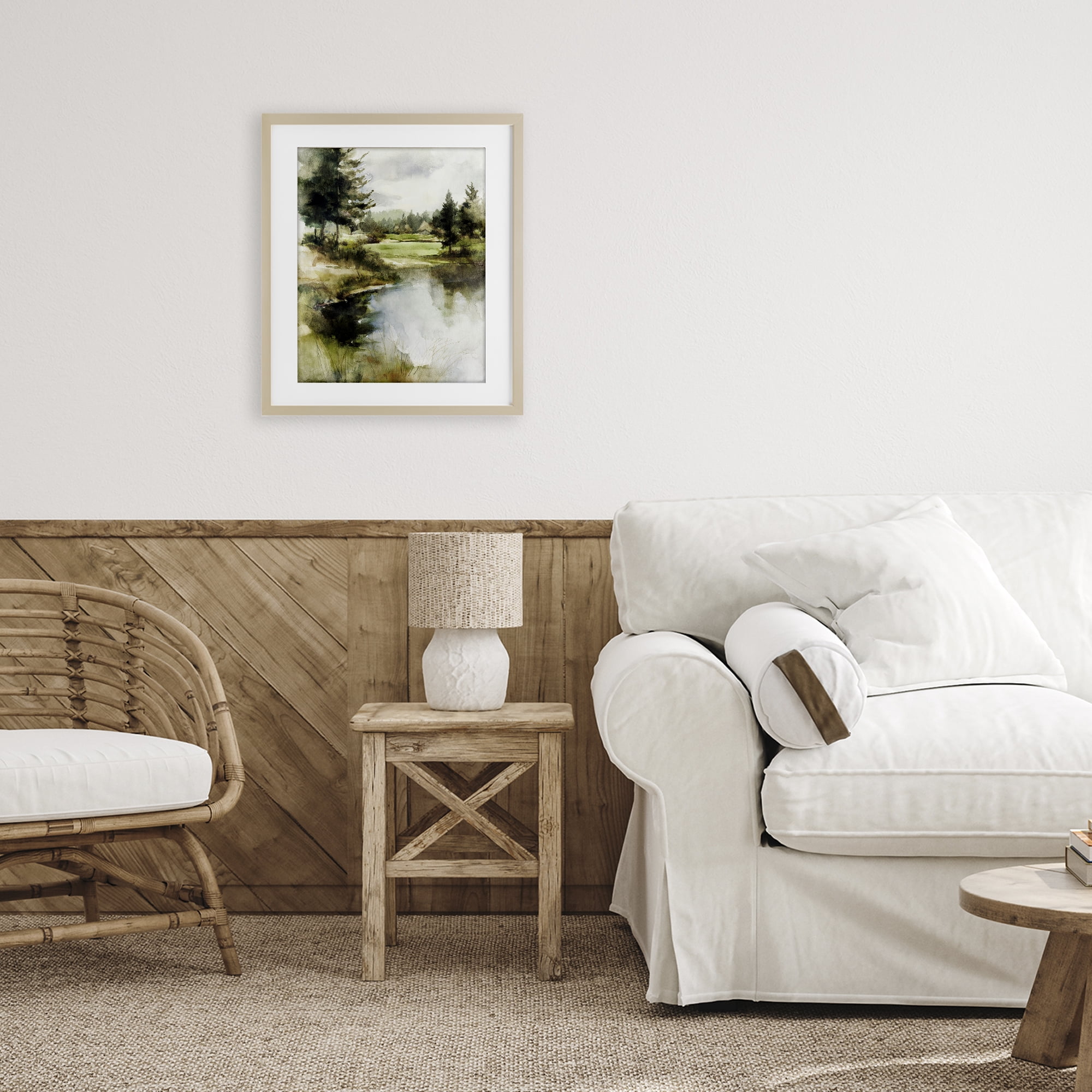 Stupell Industries The Secret Grove Birch Framed Print Under Glass, design by Svetlana Aleynikova