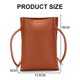 thumbnail image 2 of Bolso bandolera pequeño de PU para teléfono móvil, cartera con ranuras para tarjetas de crédito para mujer, 2 of 5
