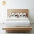 thumbnail image 6 of Yayeee Pillowcase Standard Size Set of 2 Satin Wrinkle Resistant Pillow Case, Beige Deer, 6 of 8