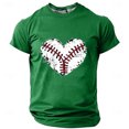 thumbnail image 2 of Camisetas de Manga Corta Casual Impresión Cuello Redondo Suéter Camiseta, Blusa de Moda de Poliéster Ligero, 2 of 4
