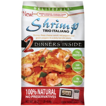 Delitefuls Trio Italiano Shrimp Dinners, 16 oz