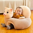 thumbnail image 2 of Baby Sitting Chair, Support Plush Sit Me Upwith Soft Backrest, Three Dimensional Doll Shape, Firm Armrests, Suitable for 1 3 Years Old, Comfortable and Practical Design, 2 of 6