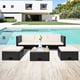 thumbnail image 2 of Conjunto de Salón para Patio Casafoyer en Poliratán Negro con Cojines, 2 of 5