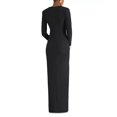 thumbnail image 4 of Safiyaa BLACK Women's Trixie Embellished Crepe Gown, US 4, FR 36, 4 of 4