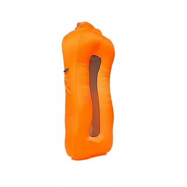 Abbraccia Sofá inflable para exterior, colchón de aire plegable portátil, sillón individual para eventos, siesta o almacenamiento interior
