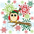 thumbnail image 3 of CafePress - Christmas Owl Men's Light Pajamas - Men's Light Loose Fit Cotton Pajama Set, 3 of 7