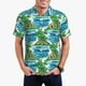 thumbnail image 1 of Balery Hawaii Palms Camisa Polo de Hombre con Estampado, de Manga Corta y Tejido Medio, Camisa Tipo Golf Polo-3X-Large, 1 of 6