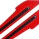 thumbnail image 3 of 2x2x Espejo Retrovisor Advertencia de Seguridad Pegatina Reflectante 3D Se Adapta a Camión Rojo 2 piezas, 3 of 4