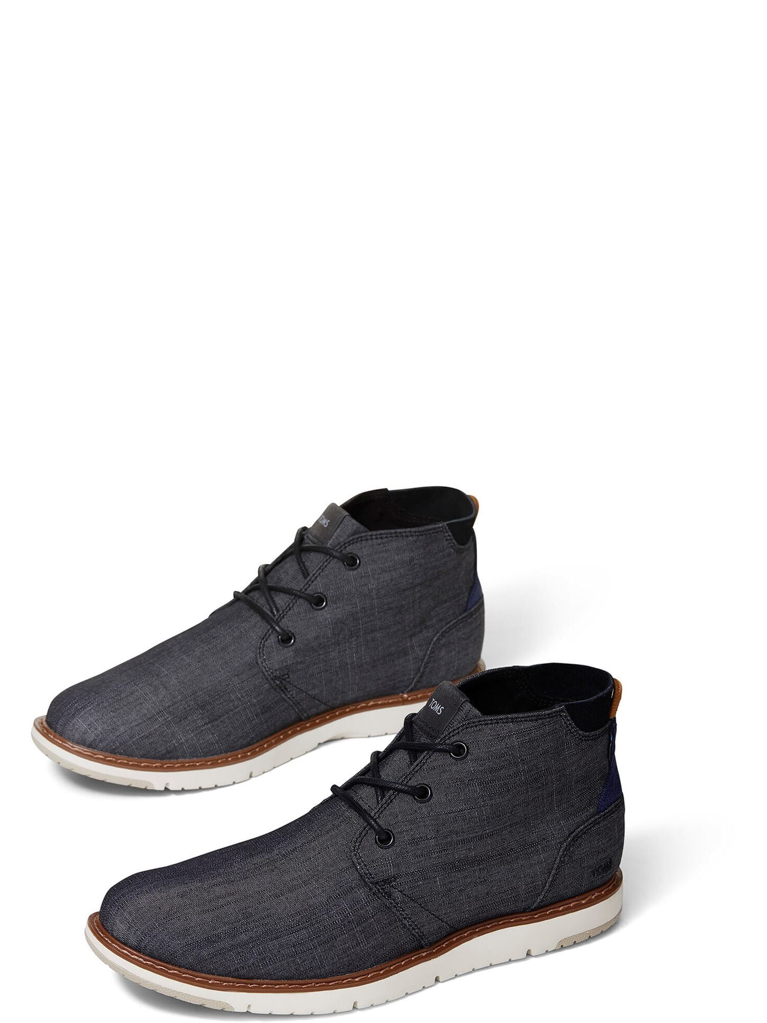 TOMS Men s Crosshatch Denim Navi Boots Walmart