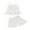 White, variant on Xingqing Lovely Baby Girls 2pcs Clothes Floral Printed Strap Sleeveless Vest Tops+Ruffles A-Line Skirts Sets