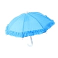 thumbnail image 5 of Cute Umbrella Parasol 1/4 1/6 Dollhouse Miniature Umbrella for 18 inch Dolls Blue, 5 of 8