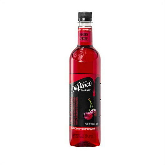 Davinci Gourmet Syrup Cherry Flavored, 750 Milileter, 4 per case
