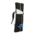 thumbnail image 3 of Mochila para Monopatín, Bolsa de Transporte para Longboard, Correa de Hombro Ajustable, Bolsa para Adultos, Bolsa de Almacenamiento para Equipo de Mon Negro Blanco Azul, 3 of 8