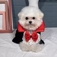 thumbnail image 4 of Halloween Dog Costume, Vampire Cosplay Halloween Dog Dress, Cat Dressing Up Cloak Pet Devil Costume Cape for Cats Small Medium Dogs (Neck Girth 10"-14",Red), 4 of 5