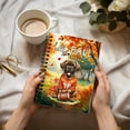 thumbnail image 3 of Hello Fall Mastiff Football Welcome Autumn with Leaves Pumpkins Spiral Bound Journal Mastiffs Dog Lover Gifts Idea 5x7in Spiral Notebook - 00012, 3 of 5