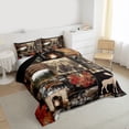 thumbnail image 3 of Castle Fairy Kids Teenagers Safari Bear Deer Twin Comforter Sets,Maple Leaves Bedding Set, 3 of 8