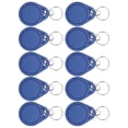 thumbnail image 1 of ANGGREK ID Keyfob Token,10pcs 125KHZ ID Card Token Tag Réinscriptible pour les Parkings de Présence de Temps de Contrôle d'Accès, Étiquette de Clé d'Identification, 1 of 8