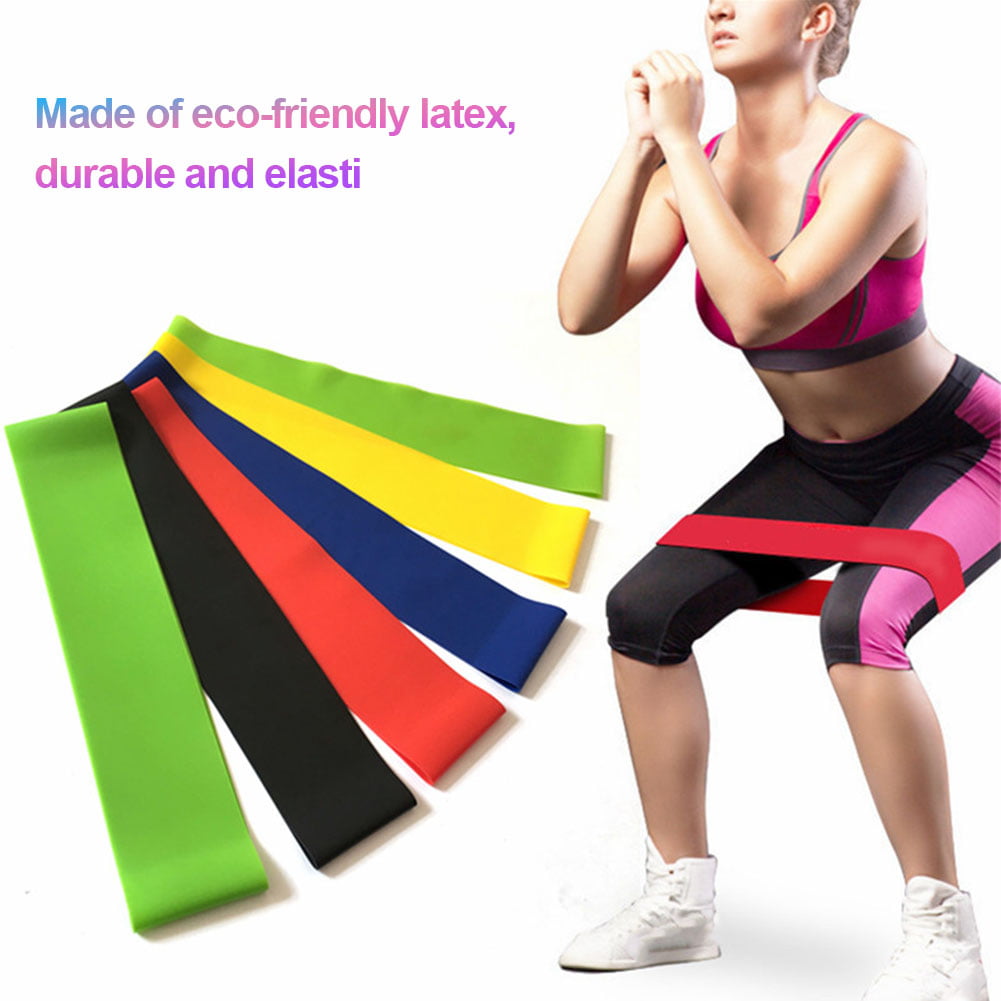 Details about   Durable Resistance Band Loop Power Gym Fitness Exercise Yoga Workout Pilates 