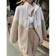 thumbnail image 4 of Abrigos de felpa para mujer, chaquetas vintage informales de manga larga con cuello alto holgado, ropa de invierno mullida de gran tamaño, abrigos de moda para mujer, 4 of 4