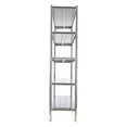 thumbnail image 7 of Griptix 5 Tier Heavy Duty Stainless Steel Shelving Adjustable Storage Shelf 70 16 6 70in, 7 of 7