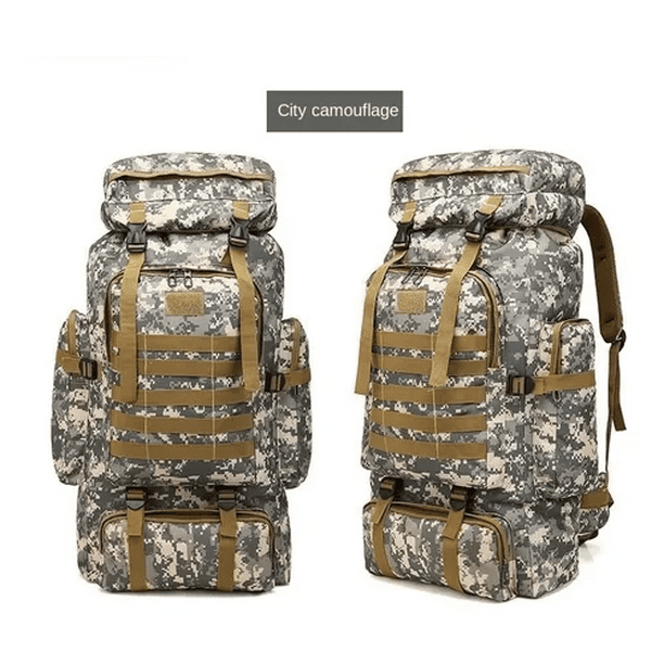 Mochila Tactica Militar 70l Campismo Camuflaje Malubero Malu1794 Bodega Aurrera en linea