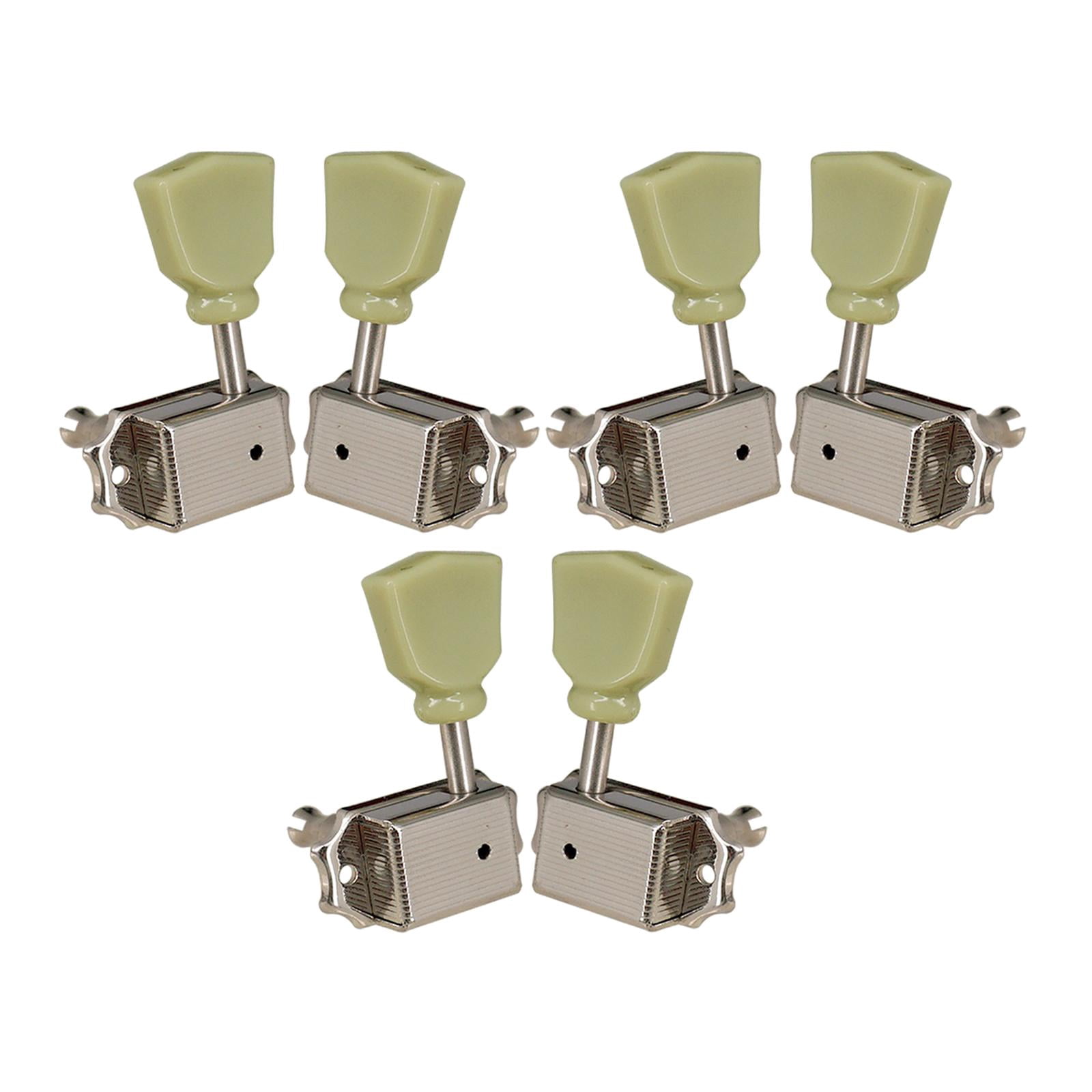 LeeQinersw 6Pcs Guitar Tuning Peg Tuner Right Left Guitar Tuning Pegs for Acoustic Electric