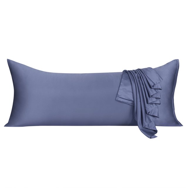 Unique Bargains Silky-Soft Satin Pillow Cases with Zipper Long Pillowcase Pillow Covers