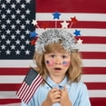 thumbnail image 2 of Patriotic Headband, 4th of July Head Boppers - Red White Blue Headpiece,USA Flag Headbands for Independence Day Party Favors Fourth of July Party Accessories, Memorial Day Headbands, 2 of 4