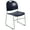Navy Plastic/Silver Frame, variant on Flash Furniture HERCULES Series 880 lb. Capacity White Ultra-Compact Stack Chair with Silver Powder Coated Frame