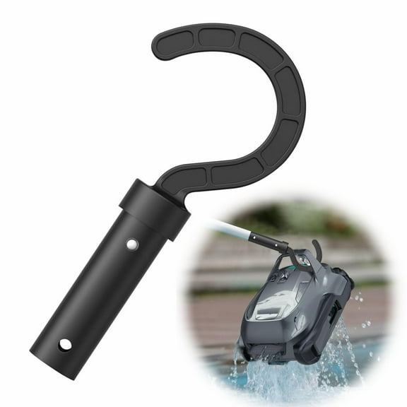 Hook for All Robotic Pool Cleaner, Pool Accessories Hook Customized for Pool Vacuum Robot Including Cordless, Above Ground and Underwater, Attaches to Telescopic Poles