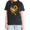 Black-2, variant on Cozymy Women's Love Leopard Heart Sunflower Vintage Washed Crewneck Casual Short Sleeve Loose Fit T-Shirt