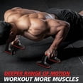 thumbnail image 3 of Pushup Stand, Arm Abs Fitness Machine, Non-Slip for Enhanced Range of Motion, Comfortable Wrist Support for Chest and Triceps Workouts, Durable ABS Material, Bearing 400 Lbs, Indoor Fitness, 3 of 12