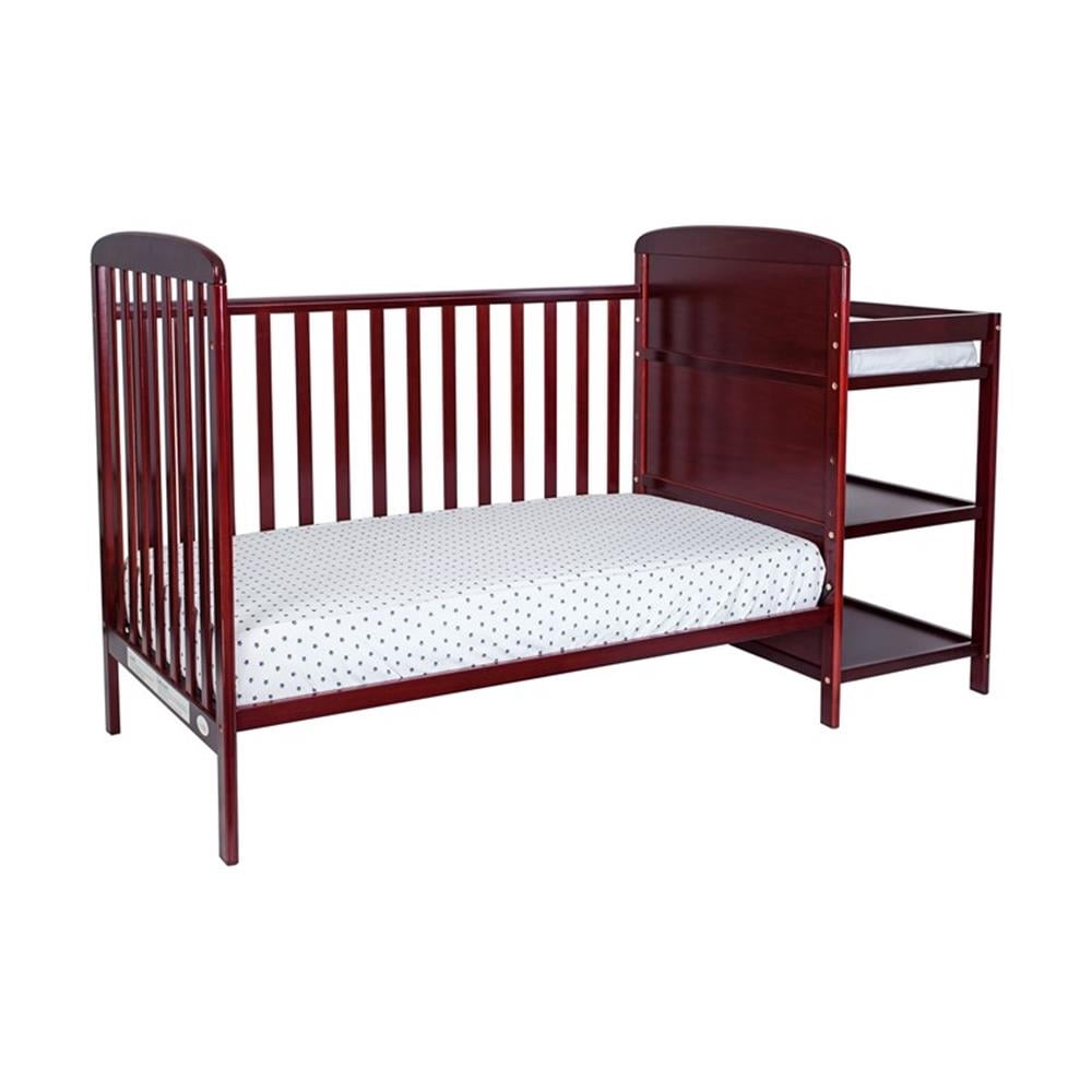 Suite Bebe Ramsey Toddler Guard Rail with Stabilizer Bar, Cherry Finish