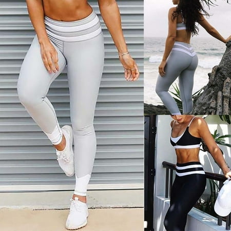 Women Sports YOGA Workout Gym Fitness Leggings Pants Jumpsuit Athletic (Best Material For Workout Clothes)