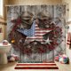 thumbnail image 5 of Independence Day Holiday Party Celebration Shower Curtain Bathroom Partition Decoration Hanging Curtain, 5 of 6