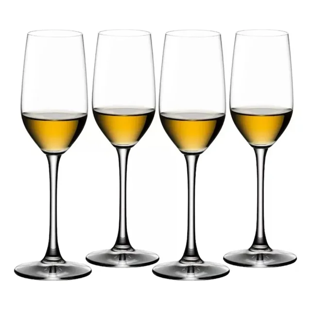 Set 4 Copas Cristal Riedel Copa Oficial Tequila, Capacidad 190 Ml con Caja de Regalo