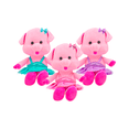 thumbnail image 1 of Peluche Puerquitas Bailarinas Paquete 3 Pz Importadora La Merced Tela Suave Relleno Ligero, 1 of 5