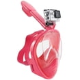 thumbnail image 2 of Kids Snorkel Mask Full Face, 180 Degree Panoramic View Snorkeling Set, green, 2 of 5