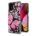 thumbnail image 4 of For Apple iPhone 14 Pro Max (6.7") Hybrid Trendy Image Patterns Design Transparent Hard Back Shockproof TPU Phone Case Cover by Xpression - Pink Butterfly, 4 of 8