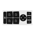 thumbnail image 4 of Yassdwbn Steering Wheel Center Dash AC Window Button Repair Sticker Kit For Mercedes-Benz, 4 of 5