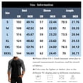 thumbnail image 3 of Dresfit Baseball Tee Men Crew Neck 3/4 Sleeve Raglan Shirts 2026 Loose Fit Casual T Shirts Lightweight Lightweight Breathable Classic Tops Deep Red, 3 of 6