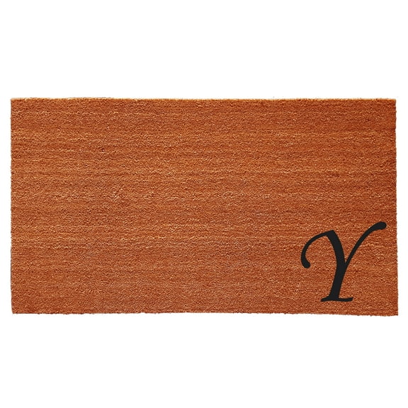 Urban Chic Monogram Doormat (Letter Y)