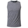 thumbnail image 2 of Sentmoon Camisoles de Compression pour Hommes et Débardeurs d'Été Sans Manches à Col Rond pour Hommes avec Imprimé, Musculation, Coupe Ample et Surdimensionnée, Chandails de Gym, Vacances pour Courir par Temps Chaud, Gris Foncé m, 2 of 5